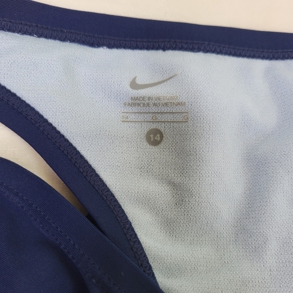 ❤️ Nike Swim Navy Blue Bikini Bottoms Size 14 - Picture 3 of 5